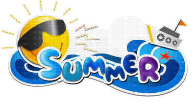 Kaz_Creations Text Summer - ücretsiz png