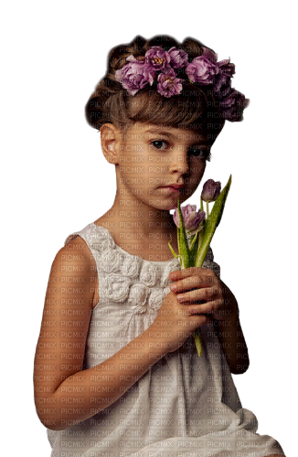 loly33 enfant tulipe - безплатен png
