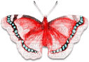 soave deco butterfly scrap pink - 免费PNG