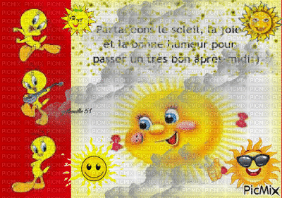 bon après-midi - Бесплатный анимированный гифка