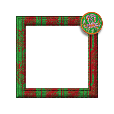 Small Green/Red Frame - png ฟรี