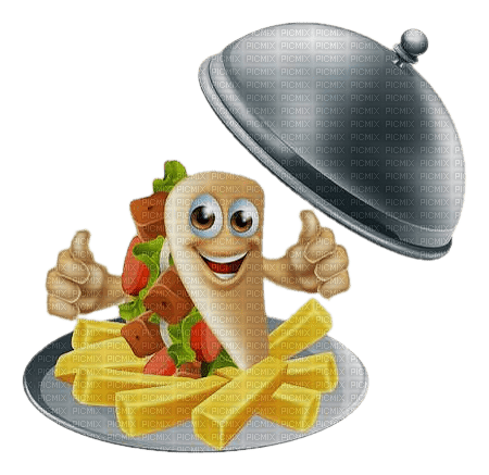 pommes frites cartoon - 免费PNG