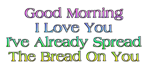 Good Morning I Love You Text - Bogusia - ücretsiz png