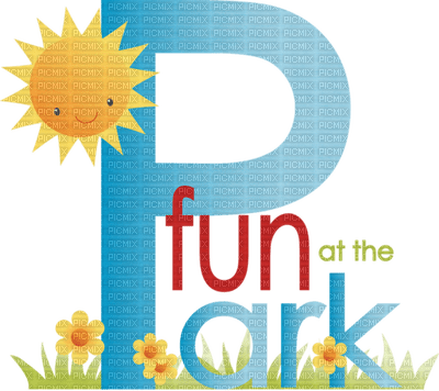 Kaz_Creations Logo Text Fun At The Park - gratis png