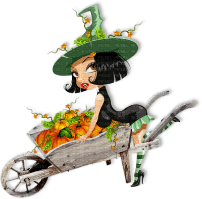 Kaz_Creations Halloween Witch - ücretsiz png