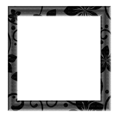 frame cadre rahmen  tube gray black - Ingyenes animált GIF