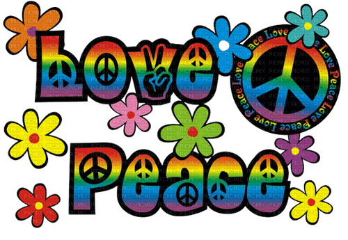 loly33 texte love peace - Free PNG