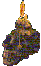 skull candle (elfwizard69420) - GIF animé gratuit