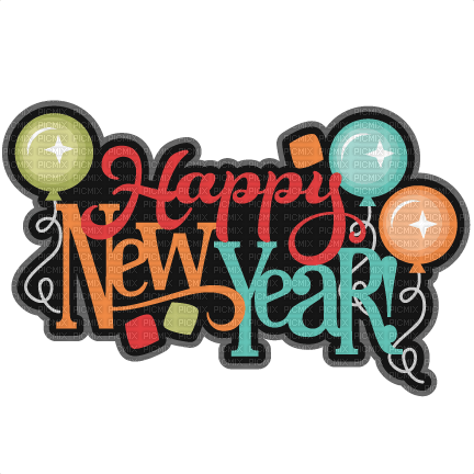 Happy New Year Text - Bogusia - png ฟรี