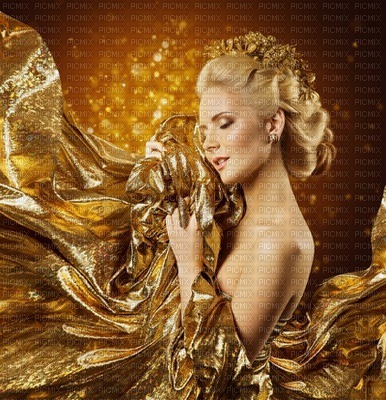 gold woman bp - darmowe png