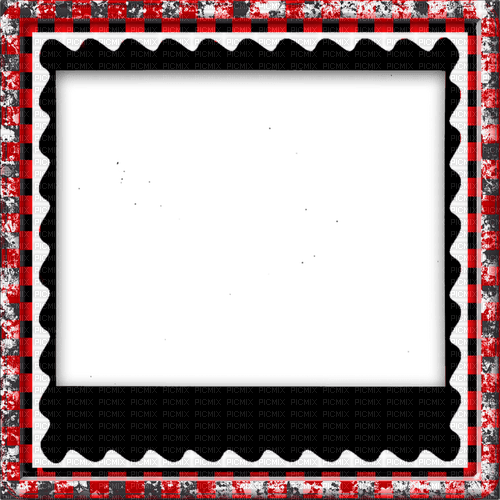 ♥❀❀❀❀ sm3 frame deco checkers   red - png grátis