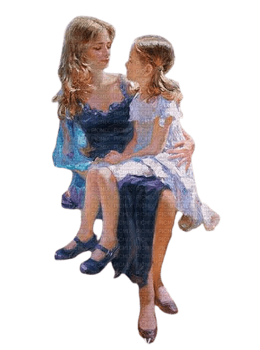 loly33 mère enfant été aquarelle - δωρεάν png