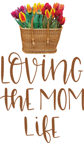 Kaz_Creations Text-Loving-The-Mom-Life - PNG gratuit