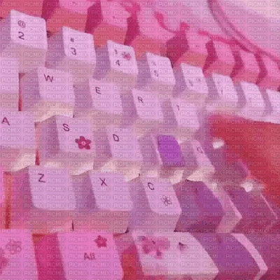 pink keyboard - Безплатен анимиран GIF