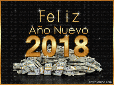 Feliz Año Nuevo 2018 - Besplatni animirani GIF