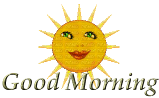 Good Morning Sun - Ilmainen animoitu GIF
