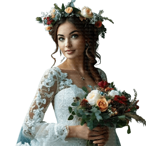 loly33 femme mariée - png grátis