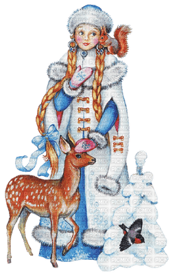 russian snow maiden bp - ücretsiz png