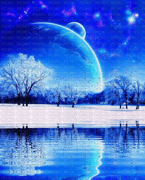 Winter Background - Animovaný GIF zadarmo