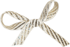 Bow Ribbon beige gold - darmowe png