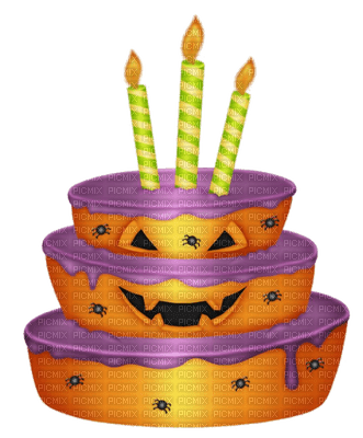 Kaz_Creations Halloween Deco Cakes Cup Cakes - Free PNG