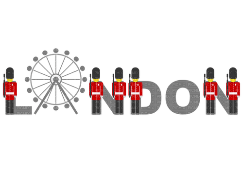 London Text Logo - gratis png