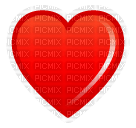 SoftBank red heart emoji - PNG gratuit