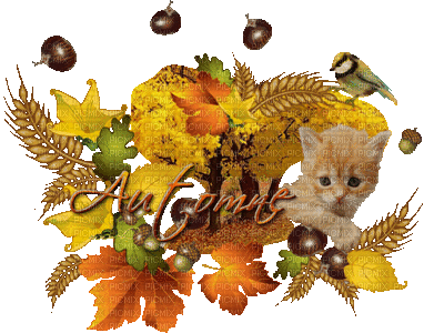 Herbst automne autumn - Bezmaksas animēts GIF