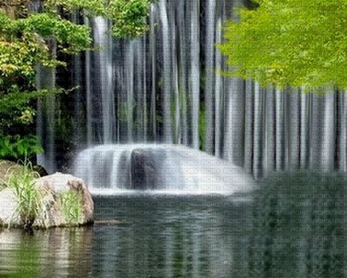 landskap vattenfall - бесплатно png
