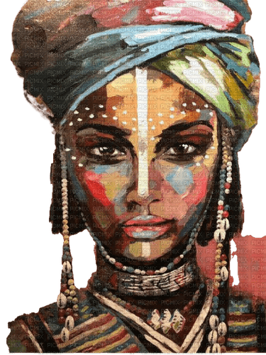 africa woman dolceluna painting african - png gratuito