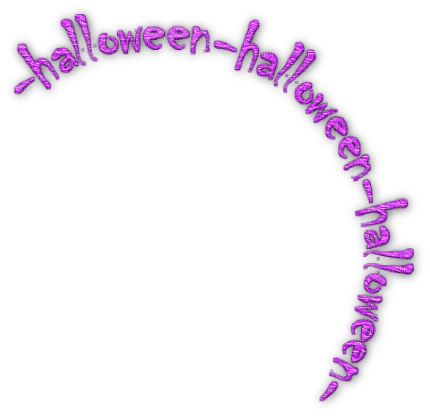 soave text halloween happy purple - nemokama png