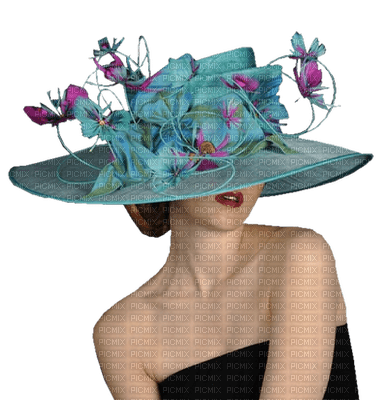 Kaz_Creations Woman Femme With Hat - Free PNG