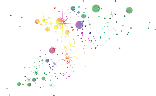 Bubbles.Sparkles.Purple.Green.Yellow.Pink - δωρεάν png