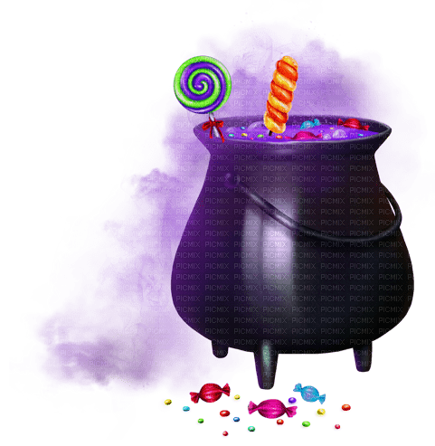 Cauldron.Black.Purple - ingyenes png