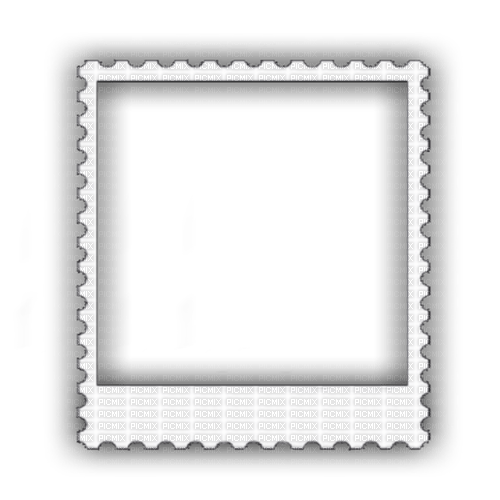 Stamp Frame paper white - zdarma png