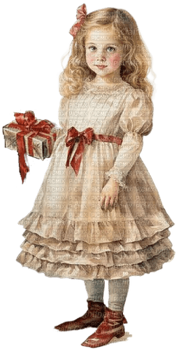 Christmas.vintage.girl.Noël.Victoriabea - Free PNG
