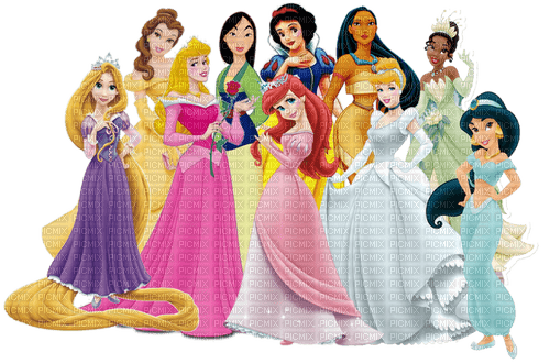 Disney Princesses ©Esme4eva2021 - kostenlos png