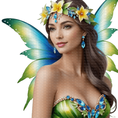 springtimes fantasy girl woman spring fairy - безплатен png