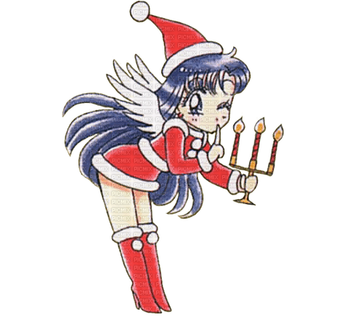 Sailor Mars Christmas - ingyenes png