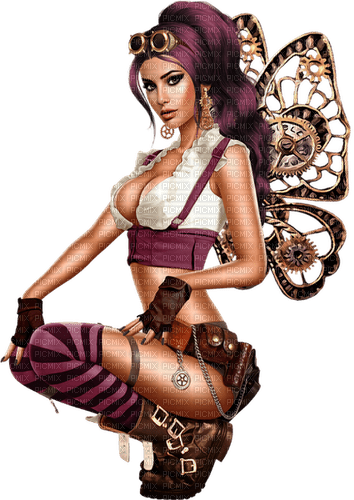 steampunk woman by nataliplus - PNG gratuit