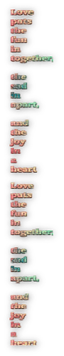 soave text love border pink green - Free PNG