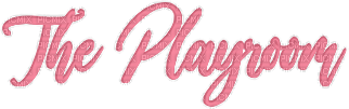 The Playroom Cursive Text - png ฟรี