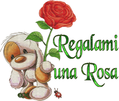 regalami una rosa - Ingyenes animált GIF
