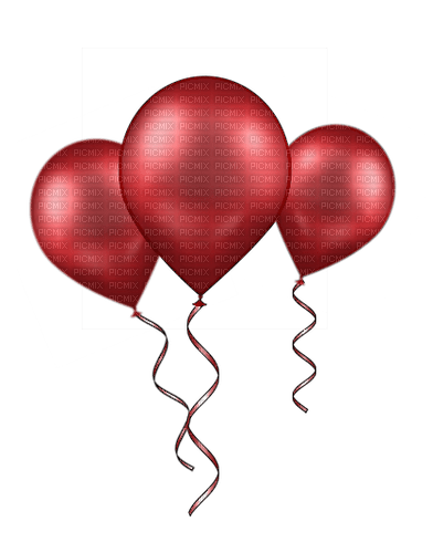 red balloons - png gratis