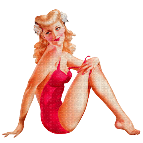 Vintage Summer Woman - δωρεάν png