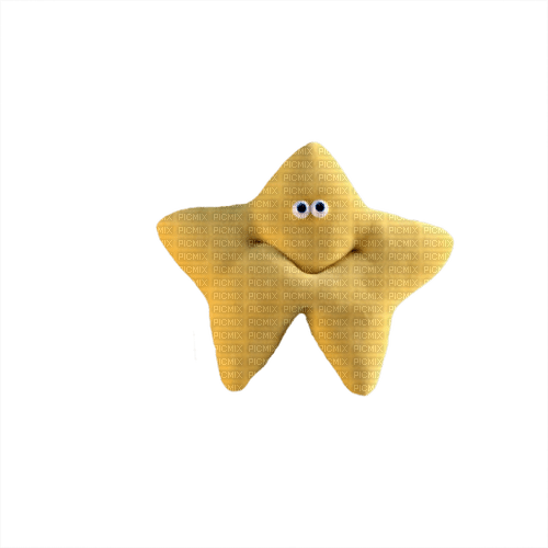 star with funny face - 無料png