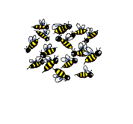bee heart gif coeur - 無料のアニメーション GIF