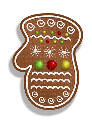 Christmas Cookie Brown White - Bogusia - безплатен png