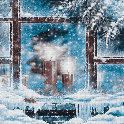 soave background animated winter christmas windows - Ücretsiz animasyonlu GIF