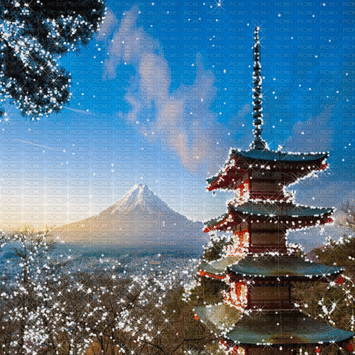 Japanese Inspired Background©ESME4EVA2021 - GIF animado grátis